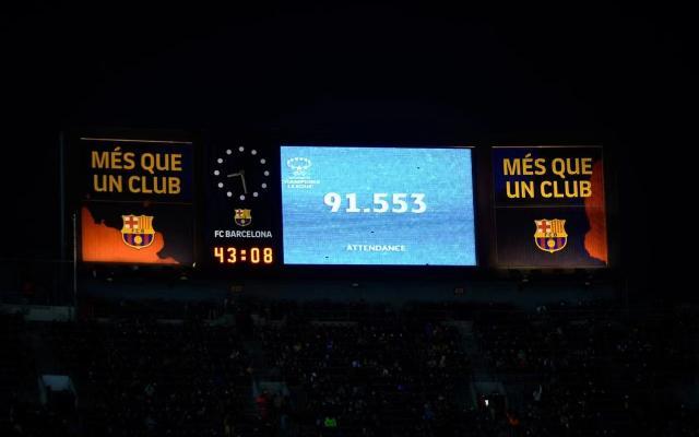 91553！巴萨皇马女足诺坎普激战 上座打破历史纪录